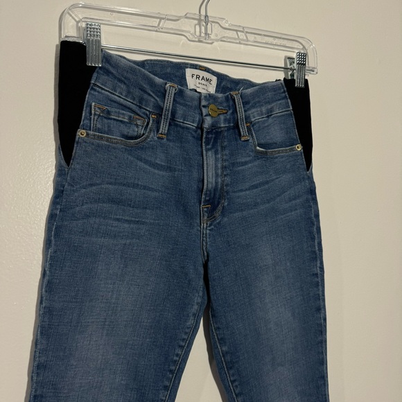 Frame Underbelly Skinny Maternity Jeans Size 27 - Picture 3 of 12